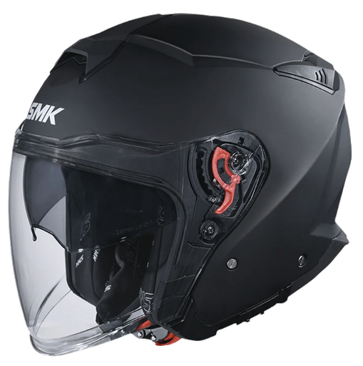 CASCO ABIERTO SMK GTJ SOLID NEGRO MATE