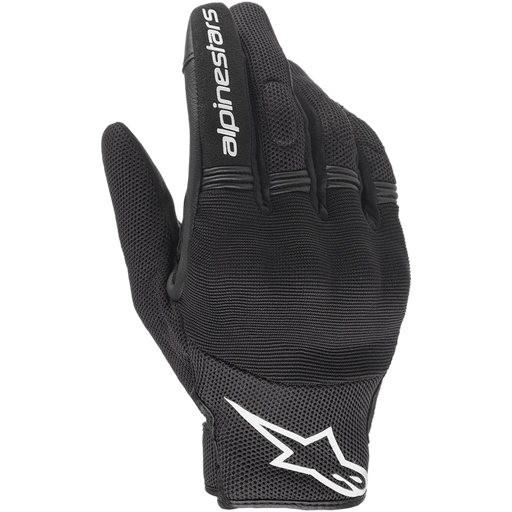 GUANTE CON PROTECCION ALPINESTARS COOPER NEGRO BLANCO