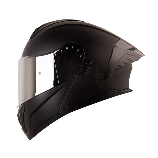 CASCO ABATIBLE HRO HRO3480 EVO DOBLE VISOR SOLID NEGRO NEGRO MATE