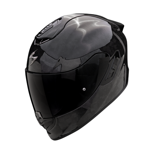 CASCO INTEGRAL SCORPION EXO-1400 EVO II CARBON AIR SOLID NEGRO BRILLO