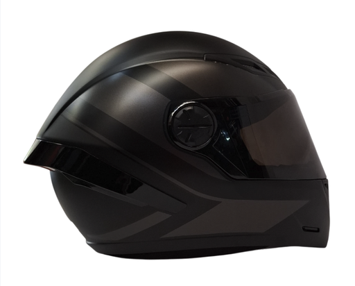 CASCO INTEGRAL ICH 501SP DEUS NEGRO GRIS MATE VISOR NEGRO