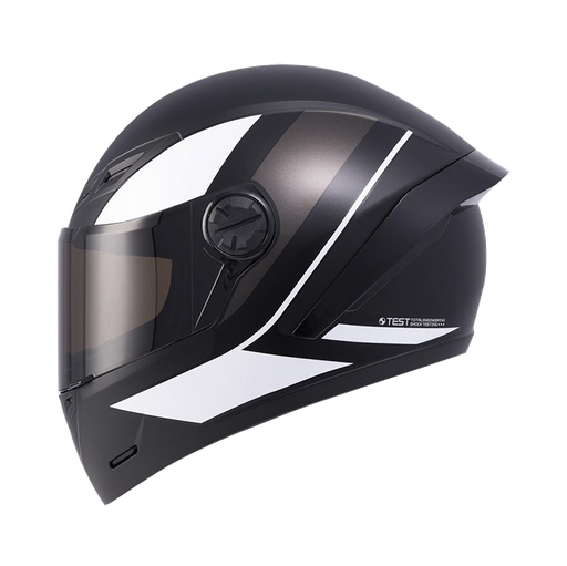 CASCO INTEGRAL ICH 501SP DEUS NEGRO BLANCO VISOR NEGRO 