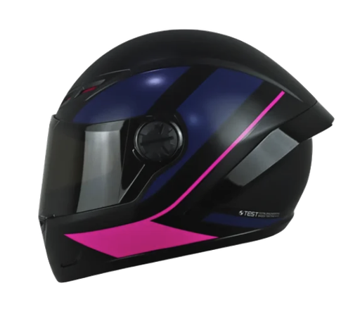 CASCO INTEGRAL ICH 501SP DEUS NEGRO FUCSIA VISOR NEGRO 