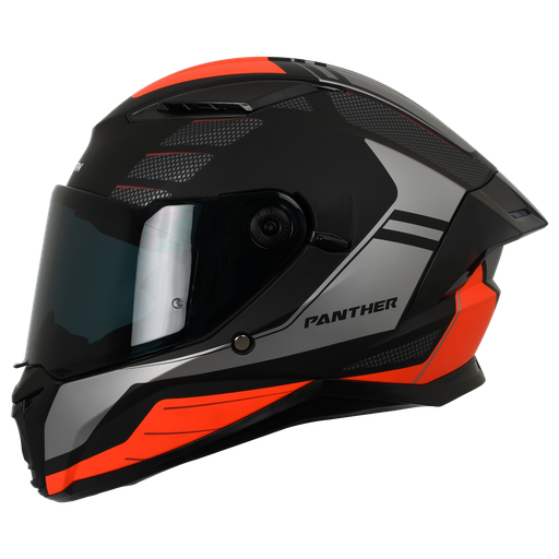 CASCO INTEGRAL SPARTAN DOBLE VISOR PANTHER PRESTIGE B5 GRIS ROJO MATE