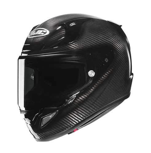 CASCO INTEGRAL HJC RPHA12  CARBONO SOLID NEGRO BRILLO-INCLUYE PINLOCK Y VISOR