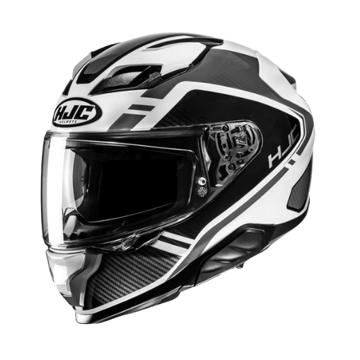 CASCO INTEGRAL HJC F71 TOZZ MC5 GRIS BLANCO BRILLO-INCLUYE PINLOCK