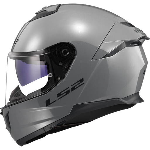 CASCO INTEGRAL LS2 808 DOBLE VISOR STREAM SOLID GRIS BRILLO-INCLUYE PINLOCK