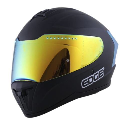 CASCO INTEGRAL EDGE DC EXTREME SOLID NEGRO DORADO MATE