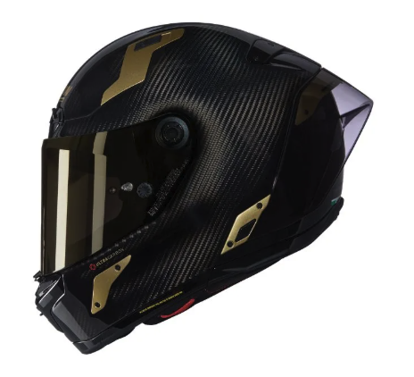 CASCO INTEGRAL NOLAN X-804 RS-U.C AUREO NEGRO DORADO BRILLO