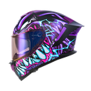 CASCO INTEGRAL SHAFT PRO 609 DOBLE VISOR PARASYTE MORADO OSCURO MORADO MATE