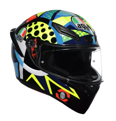 CASCO INTEGRAL AGV K1S ROSSI WINTER TEST 2020 BRILLO E2206