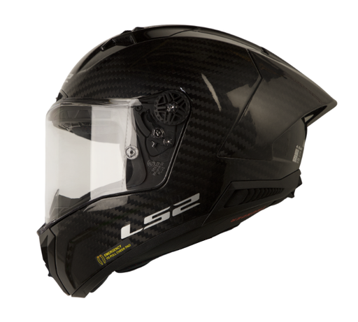 CASCO INTEGRAL LS2 805 THUNDER GP AERO CARBONO SOLID NEGRO BRILLO