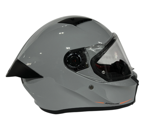CASCO INTEGRAL SPARTAN FENIX GRIS BRILLO