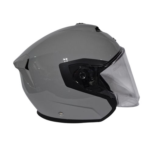 CASCO ABIERTO ZEUS 626 GRIS NARDO BRILLO