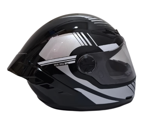 CASCO INTEGRAL ICH 501SP HADEX NEGRO BLANCO VISOR TRANSPARENTE