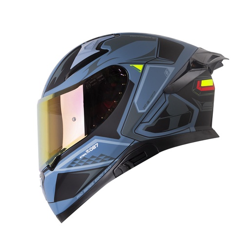 CASCO INTEGRAL SHAFT PRO 612 AF 087 AZUL AZUL CLARO MATE