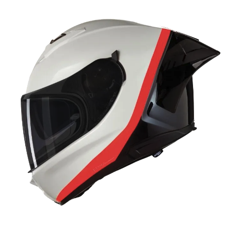 CASCO INTEGRAL NOLAN N-60.6 SPORT VERNICIATUR BLANCO PERLA NEGRO BRILLO
