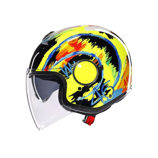 CASCO ABIERTO AGV ETERES ROSSI WINTER FULL COLOR BRILLO