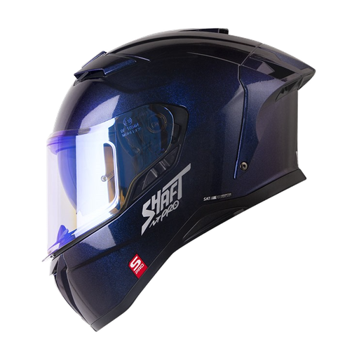 CASCO INTEGRAL SHAFT PRO 606SP DOBLE VISOR SOLID CAMALEON SILVER BRILLO