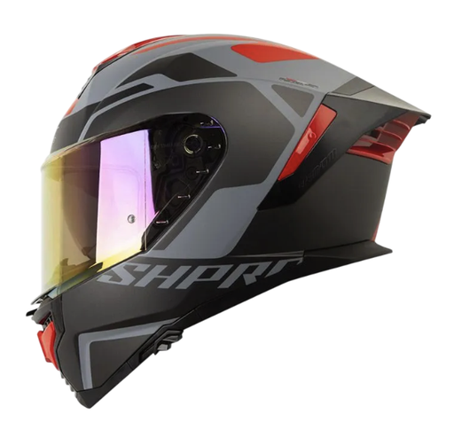 CASCO INTEGRAL SHAFT PRO 609 DOBLE VISOR VENOM STREETFORM GRIS NEGRO MATE