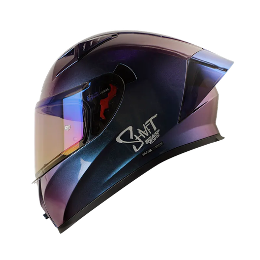 CASCO INTEGRAL SHAFT 526SP EVO SOLID CAMALEON SILVER BRILLO SPOILER NUEVO