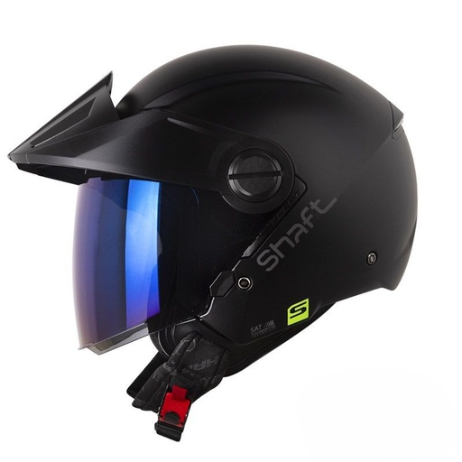 CASCO ABIERTO SHAFT 212 SOLID NEGRO GRIS OSCURO MATE