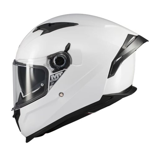 CASCO INTEGRAL MT FF128 DOBLE VISOR BRAKER PURE A0 BLANCO NEGRO BRILLO
