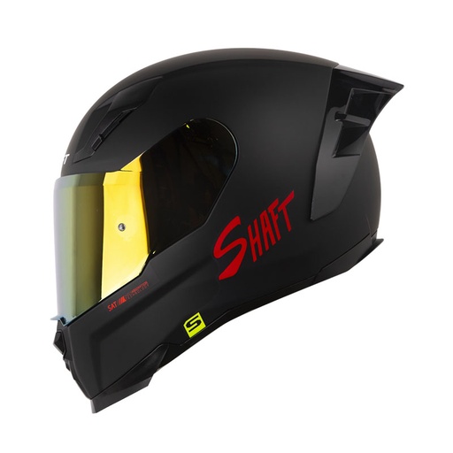 CASCO INTEGRAL SHAFT 562 R SOLID NEGRO ROJO MATE