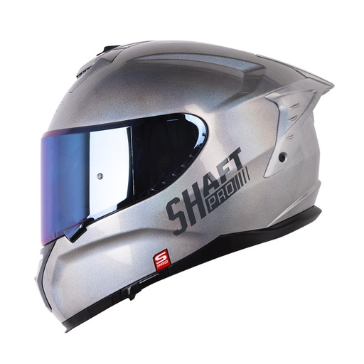 CASCO INTEGRAL SHAFT PRO 610 EVO DOBLE VISOR SOLID CAMALEON GRIS BRILLO
