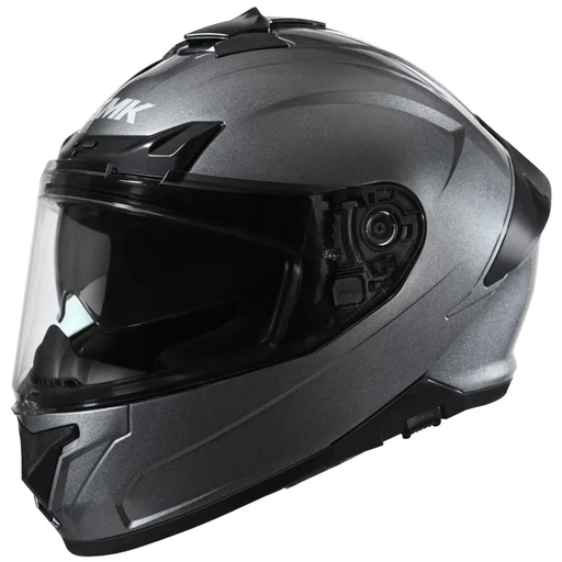 CASCO INTEGRAL SMK TYPHOON SOLID GRIS BRILLO