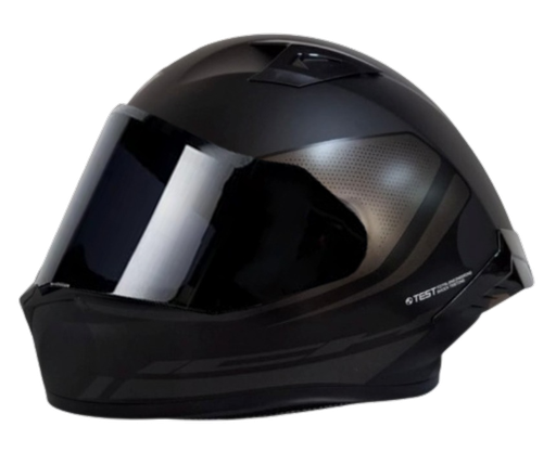 CASCO INTEGRAL ICH 503 SHADOWTEC NEGRO GRIS OSCURO MATE VISOR NEGRO