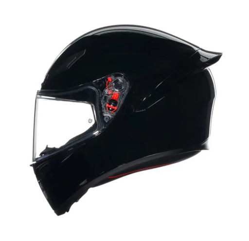 CASCO INTEGRAL AGV K1S MONO SOLID NEGRO BRILLO