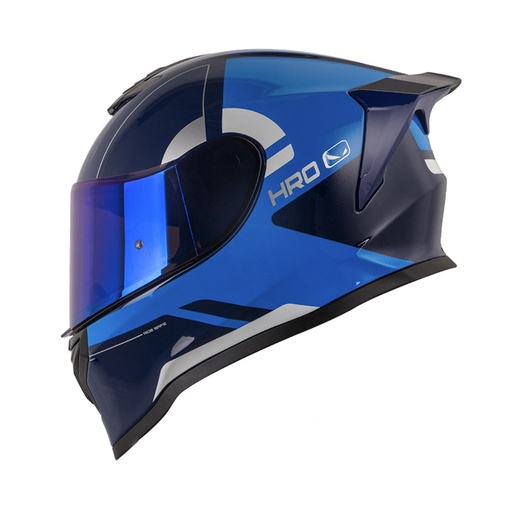 CASCO INTEGRAL HRO 506SP OGOL AZUL OSCURO AZUL BRILLO
