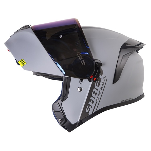 CASCO ABATIBLE SHAFT 3820SP SOLID GRIS OSCURO GRIS MATE