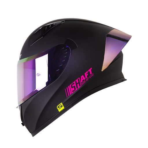 CASCO INTEGRAL SHAFT 526SP EVO SOLID NEGRO FUCSIA MATE