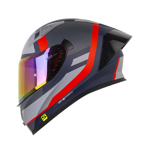 CASCO INTEGRAL SHAFT 526SP EVO EUCLID GRIS ROJO MATE