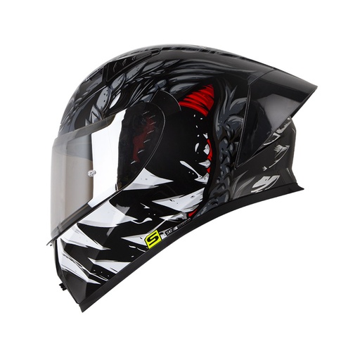 CASCO INTEGRAL SHAFT 526SP EVO ULTIMATE LIZZARD GRIS OSCURO GRIS BRILLO