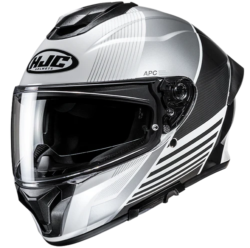 CASCO INTEGRAL HJC C71 MORIX MC5 GRIS NEGRO BRILLO