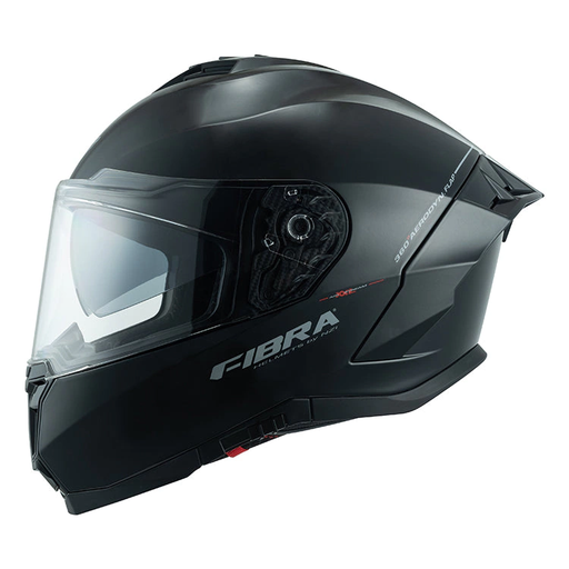 CASCO INTEGRAL FIBRA DEKA DOBLE VISOR NEGRO BRILLO