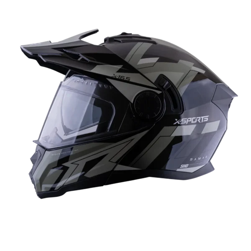 CASCO MULTIPROPOSITO ABATIBLE XSPORTS 165 RAMAK GRIS BEIGE MATE